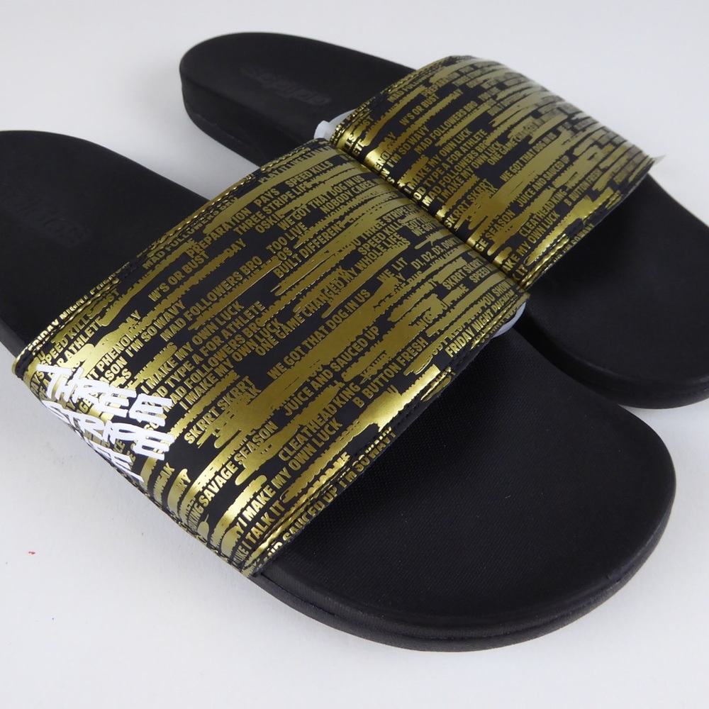 Adidas 3 Stripe Life Adilette Slide Comfort Sandal